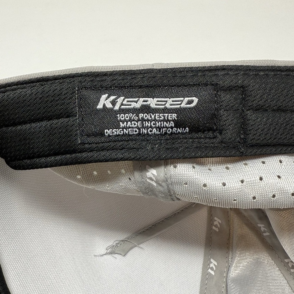 K1 Speed Racing Adjustable‎ Snap Back Hat Cap Mens Racing Gray - Picture 7 of 9